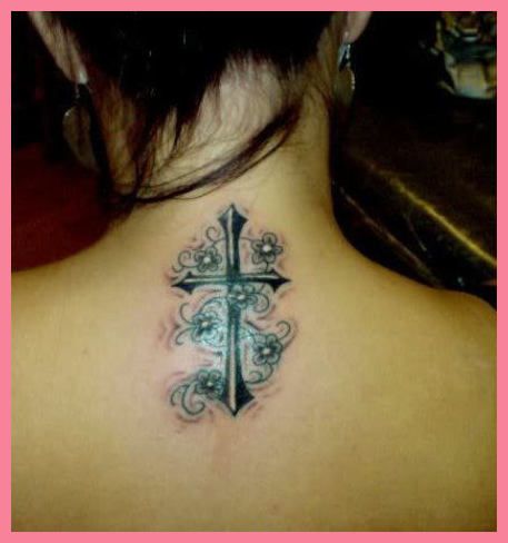 Neck and Back Tattoo