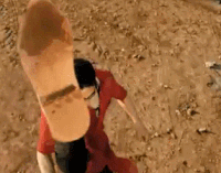 Power in leg Funniest Action Movie Gif