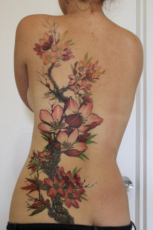 Neck and Back Tattoo