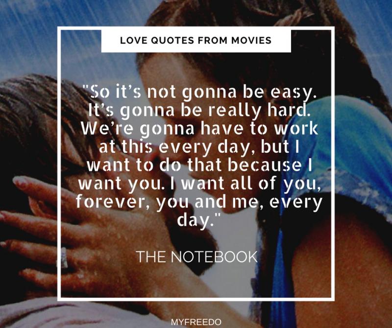 Love Quotes from Movies