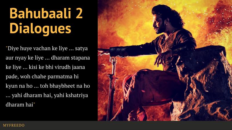 Bahubali 2 Dialogues